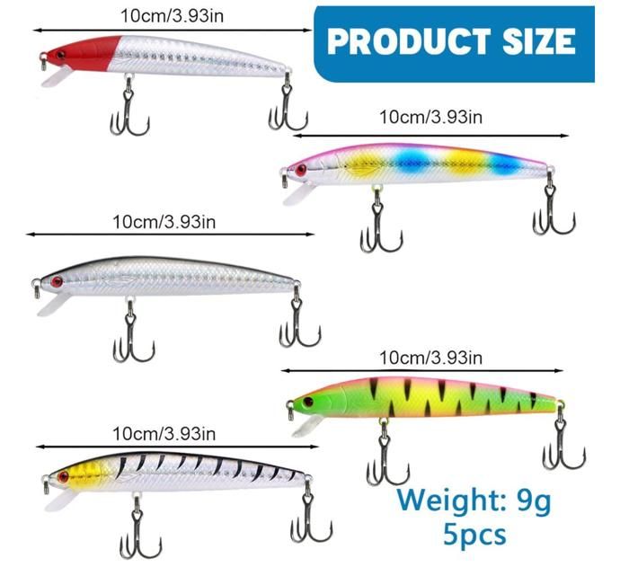 Leurres Popper Surface Pack 3 - 12 Cm 40 G - Yeux 3D & Grelots - Pour Lucio, Black Bass, Bar