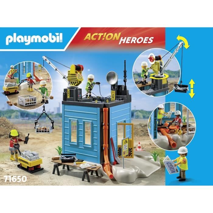 Playmobil 6502 - Chef De La Police (Commissaire) - Figurine Seule - Sans Boîte Carton