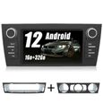 AWESAFE Autoradio Android 12 pour BMW Series 3 E90 E91 E92 E93 <1Go+32Go> avec Android Auto 7 Pouces Écran GPS Bluetooth WiFi -0