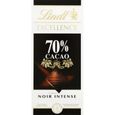 LINDT Tablette chocolat noir - 70% cacao - 100 g-0