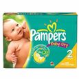 230 Couches Pampers Baby Dry taille 2-0