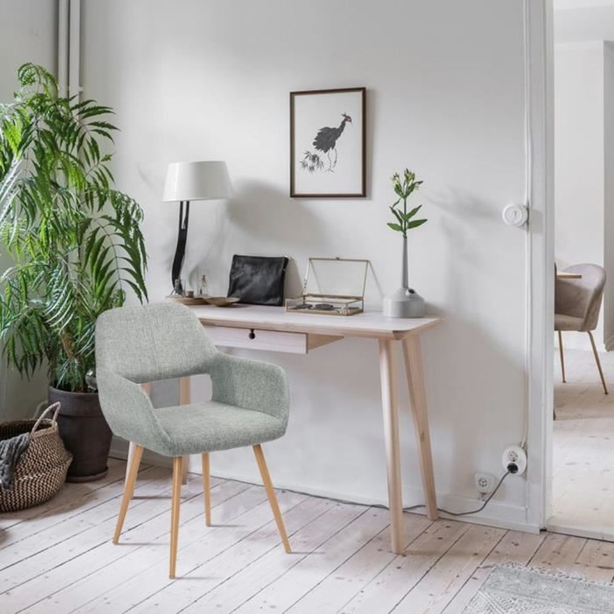 Chaise De Bureau Pied En Bois Achat Vente Pas Cher