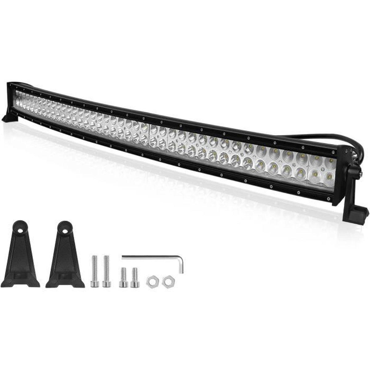Phare De Travail LED 12W - Barre Longue, Lumière Blanche, Pour 4x4, Offroad, Brouillard, Neuf