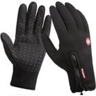 KZKR Gants Chauds d'hiver Coupe-Vent Gants de Cyclisme Hiver Gants de Jardinage Écran Tactile Noir Homme Femme Taille XL