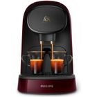 Machine à café à capsules double espresso PHILIPS L'or Barista LM8012/80 Rouge Velours + 9 capsules