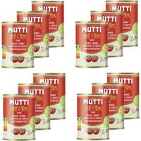 Mutti - Lot 12x Double concentré de tomates - Boîte 140g