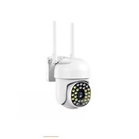 Caméra IP extérieure 3MP sans fil - Auchan - 360° surveillance panoramique - Vision nocturne infrarouge