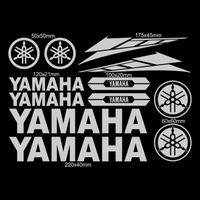 Décoration véhicule,Autocollant réfléchissant en vinyle pour moto Yamaha, décalcomanies de logo Nmax Xmax Tmax Yzf R1 -