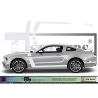 Ford Mustang BOSS 302 KCB - BLANC - Kit Complet - Tuning Sticker Autocollant Graphic Decals