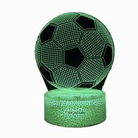Veilleuse de Football TD®3D Creative Vision D lampe de bureau stéréo atmosphère veilleuse en acrylique interrupteur tactile
