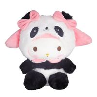 Poupée en peluche Kawaii Cinnamoroll Kuromi Melody 7,87", oreiller en peluche panda, cadeau parfait pour les filles et les fans N°3
