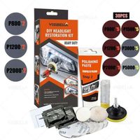 OPI11040-ACCESSOIRE DE MASSE,Kit de cire pour réparation de phares de voiture, polissage, restauration, anti-rayures, rénovation,