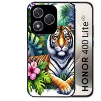 Coque Arrière TPU Pour Honor 400 LITE - Modèle Tigre UV Multicolore, Neuve, Marque Taperso