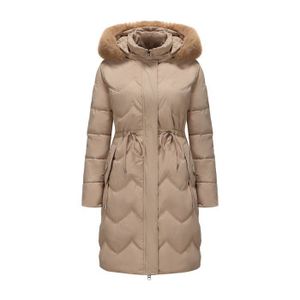 Doudoune Femme Hiver Longue Avec Capuche Fausse Fourrure - Manteau Chaud Matelassé, Coupe-Vent, Grande Taille