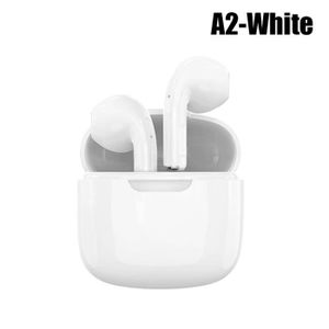 CASQUE - ÉCOUTEURS Écouteurs blancs-Écouteurs sans fil Bluetooth TWS 