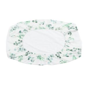 DRAP HOUSSE MATELAS Changement de draps avec couches amovibles pour bébé (Feuilles vertes, duvet blanc) 904651
