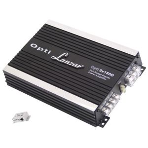 Ampli Stéréo HiFi 2.0 400W – Rouge, Contrôle Graves/aigus, Neuf