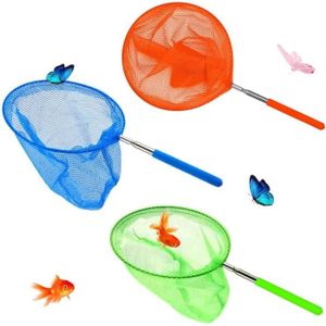 Pokzon Épuisette de pêche télescopique - Épuisette de pêche avec Filet