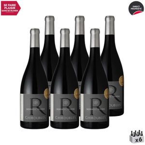 VIN ROUGE Chiroubles Rouge 2018 - Lot de 6x75cl - Domaine Ri