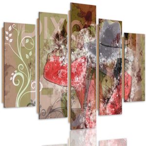 Peinture abstraite Baiser damour Fixuk sur toile pour chambre /à coucher 100*60cm 1 couleur d/écoration salle /à manger