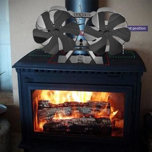 POÊLE À BOIS Noir02 - Ventilateur de cheminée à moteur silencieux, poêle à bois, chauffage, à granulés, poêle à bois, poêl