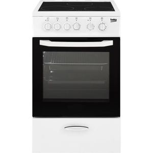 CUISINIÈRE - PIANO Cuisinière vitrocéramique 50cm BEKO CSS48100GW