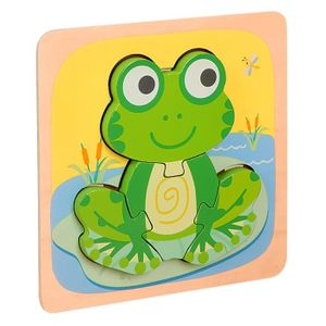 JOUET À BASCULE Puzzles en bois pour les tout-petits Forme animale Montessori Toy Puzzles Cadeaux n11382