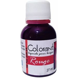 Colorant à bougie Graine Créative - Colorant pour bougie 27 ml - Rouge