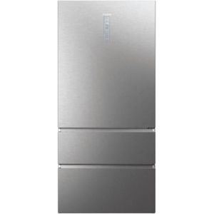 RÉFRIGÉRATEUR CLASSIQUE Réfrigérateur combiné HAIER HTW7720ENMP Inox