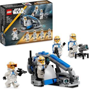 ASSEMBLAGE CONSTRUCTION LEGO 75359 Star Wars Pack de Combat des Clone Troopers de la 332e Compagnie dAhsoka,Jouet à Construire The Clone Wars avec Véhicu