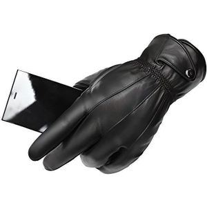 Gants Homme Cuir Agneau Noir - Isotoner