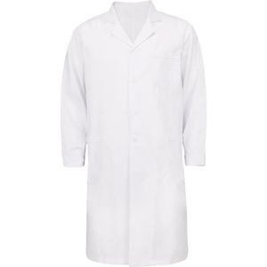 Generic Blouse Blanche Femme Chimie Medical, 100% Coton, Coupe