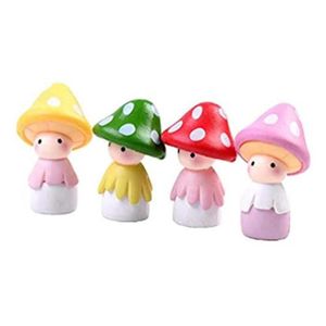 1 PC Champignon souche miniatures Fairy Garden Bonsai Micro Paysage Ornements À faire soi-même 