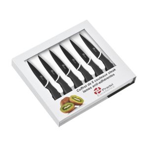 Lot de 6 fourchettes - manche ABS couleur nacré -Laguiole ®