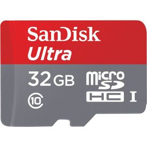 CARTE MÉMOIRE Micro SD SanDisk Ultra 32 GB MicroSDHC Class 10 UH