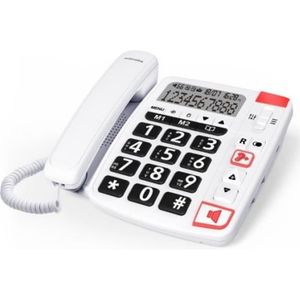 Téléphone fixe Téléphone filaire Senior Swissoice Xtra 1150 Blanc