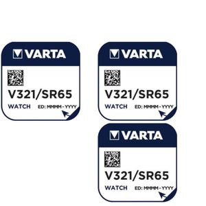 VARTA 5  piles oxyde d'argent V321 321 SR616SW SR65 1,55V 