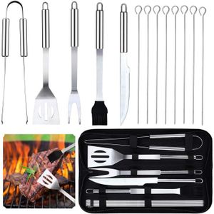 1 pc fourchette de barbecue en acier inoxydable à long manche cuisine gril  outils fourchettes à viande BROCHE - BROCHETTE - Cdiscount Maison