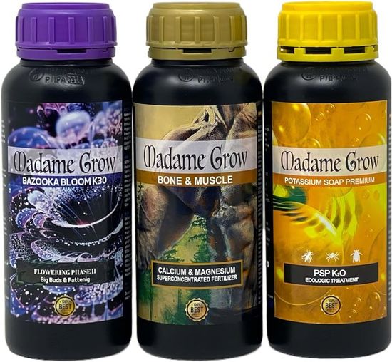Engrais Floraison MADAME GROW BAZOOKA BLOOM - 250ml Concentré PK Organique
