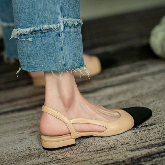 Sandales plates en cuir pour femmes,pantoufles astronomiques,chaussures ...
