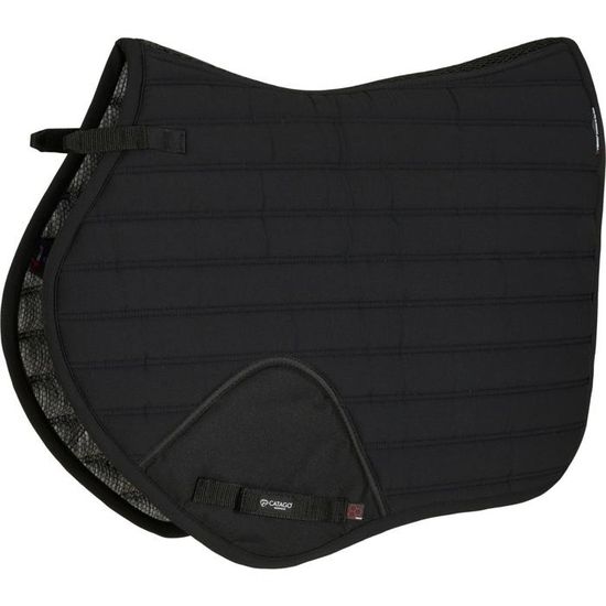 Tapis De Selle DRESSAGE Pour Cheval - 100% Coton, Matelassé, Absorbe L'humidité, Réglable Par Velcro - 2