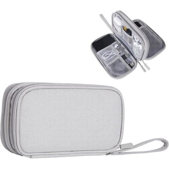 Sac De Rangement Cables Petite Pochette Electronique De Accessoires Impermeable Sac Organisateur Pour Cle Usb Chargeurs Disqu x5161