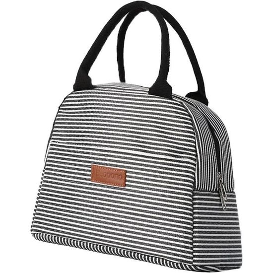 AOSBOS Sac Repas Isotherme Sac à Main Femmes pour Déjeuner Lunch Bag  Portable 8,5L : : Cuisine et Maison