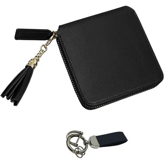 Porte-Monnaie Porte-Clés En Forme De Chat - Pochette Portable Avec Fermeture Éclair Pour Pièces Et Clés - 8