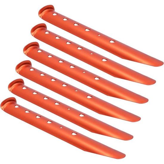 4 Piquets De Tente En U En Aluminium - Pour Neige Et Sable, Anti-rouille, Ultra Solides
