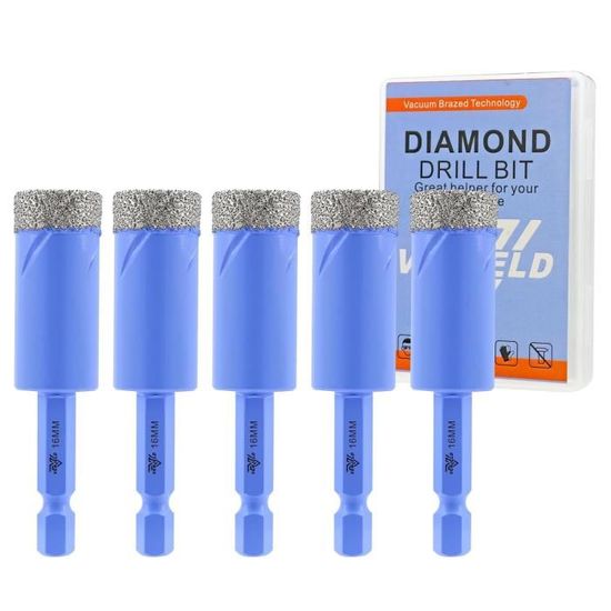 Foret Diamant 6 Mm Tivoly - Perçage à Sec Céramique Grès Carrelage Granit Marbre