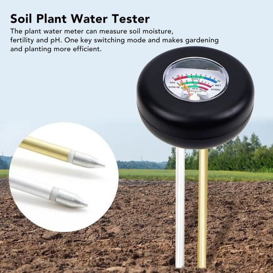 VINGNUT Hygromètre De Sol 2 Capteurs - Mesureur Humidité Plantes Sans Batterie Inclus