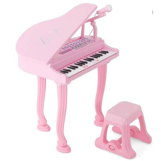 Piano Électronique 37 Touches Pour Enfants – Avec Micro, Sons D’Animaux Et Fonctions Éducatives