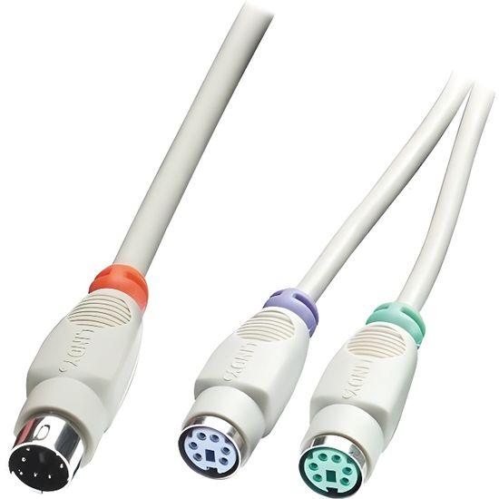 LINDY Câbles adaptateurs "Y" PS / 2 15cm
