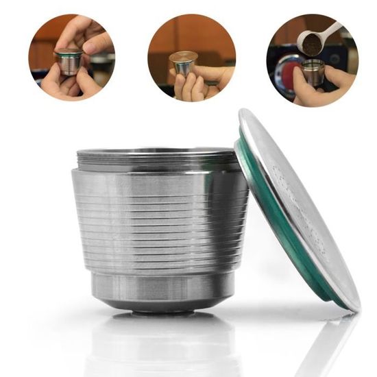 Capsule Café Réutilisable En Inox Pour Machine Illy X7 X8 X9 Y3 Y5 - Économique, Facile à Nettoyer, Durable